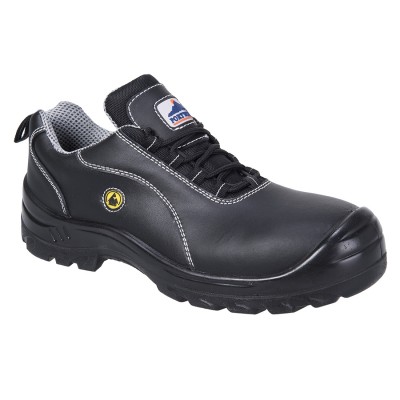 Pantofi ESD din piele S1 bombeu compozit FC02