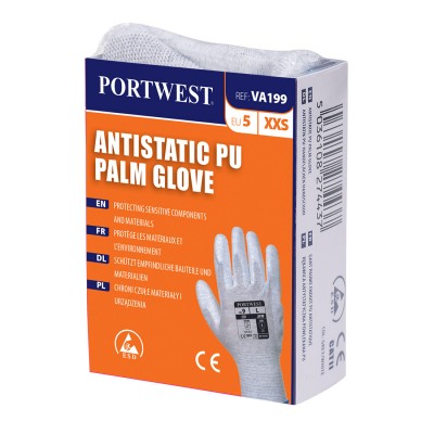 Manusa antistatica vending aplicatii PU in palma VA199
